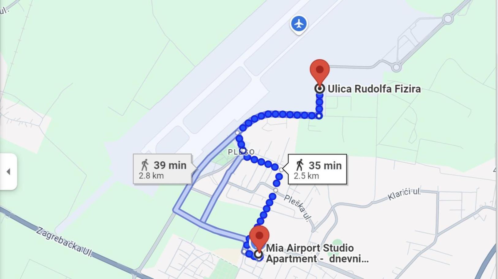 Mia Airport Studio Apartment - 0-24H Self Check In&Out - Parking On Site 벨리카 고리차 외부 사진